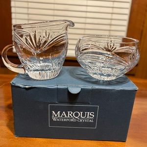 Waterford Marquis-Calais sugar and creamer set